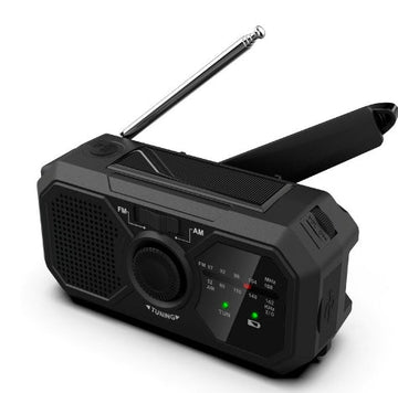 Draagbare Noodradio - Solar & Opwindbaar voor Noodsituaties